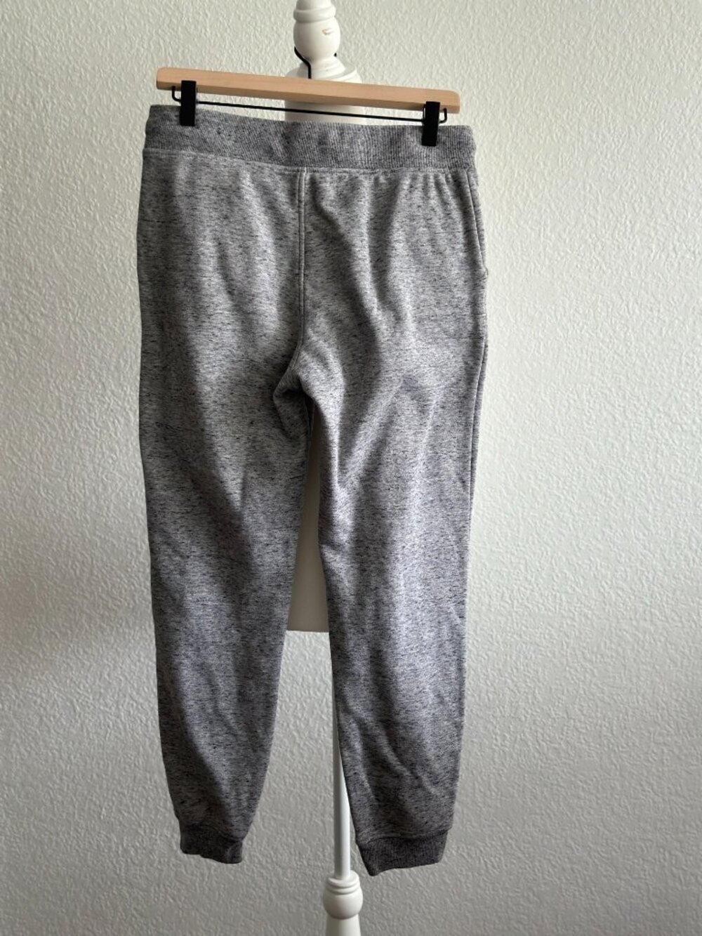 UGG Gray Marled Jogger Sweatpants Small Cozy Fleece Lounge Drawstring Pants - Picture 5 of 8